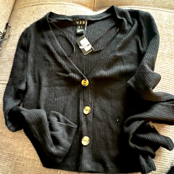 Black Cardigan with buttons - Picture 1 of 1